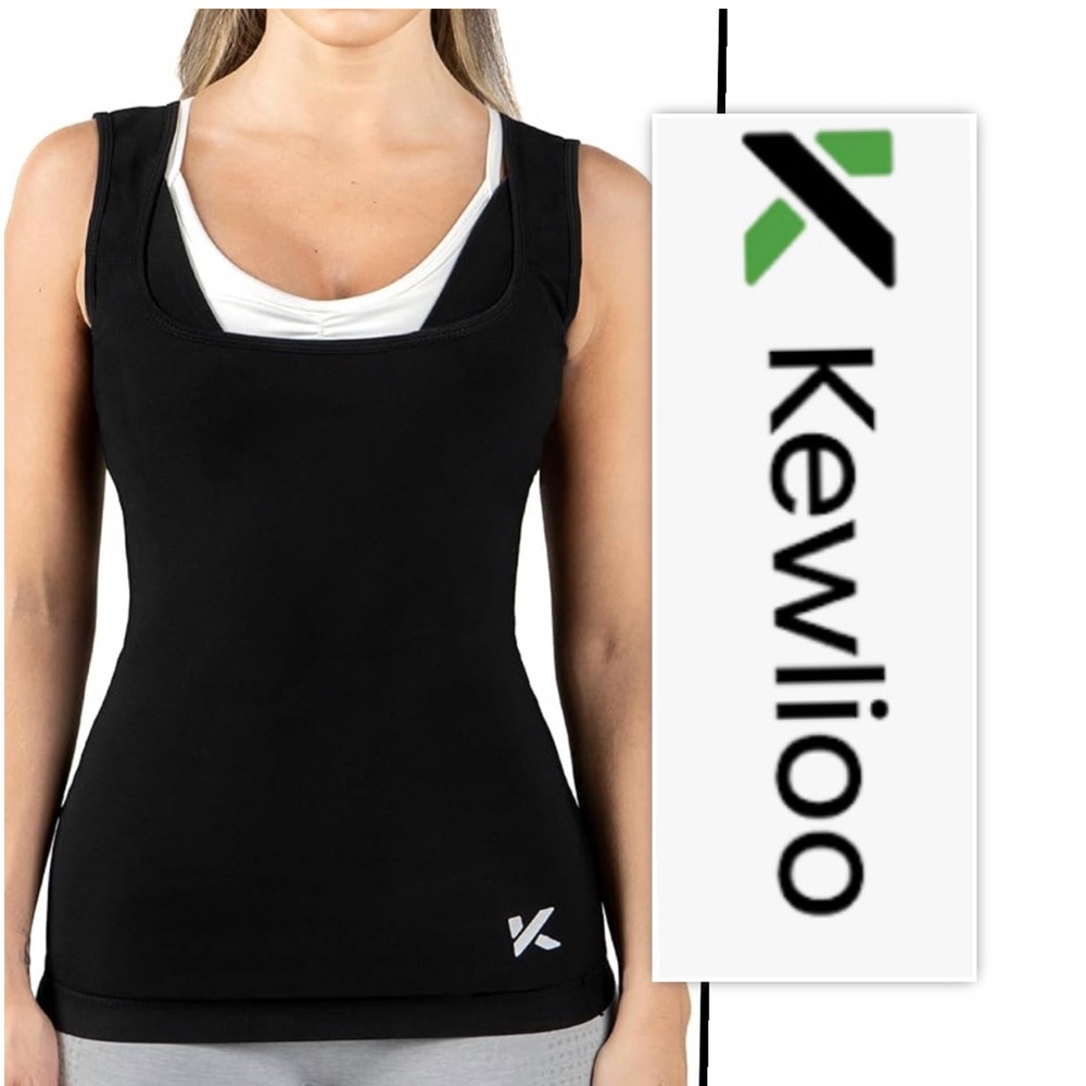 Kewlioo Black Heat Trapping Pullover Sweat Enhancing Vest
